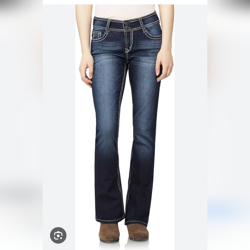 WallFlower Women's Luscious Curvy Bootcut  Insta Stretch Jeans SZ 24 NWT